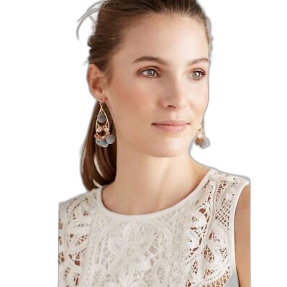 Anthropologie Moulinette Soeurs Ivory Lace Garden Sleeveless Shift Dress Size 4 - Picture 4 of 16